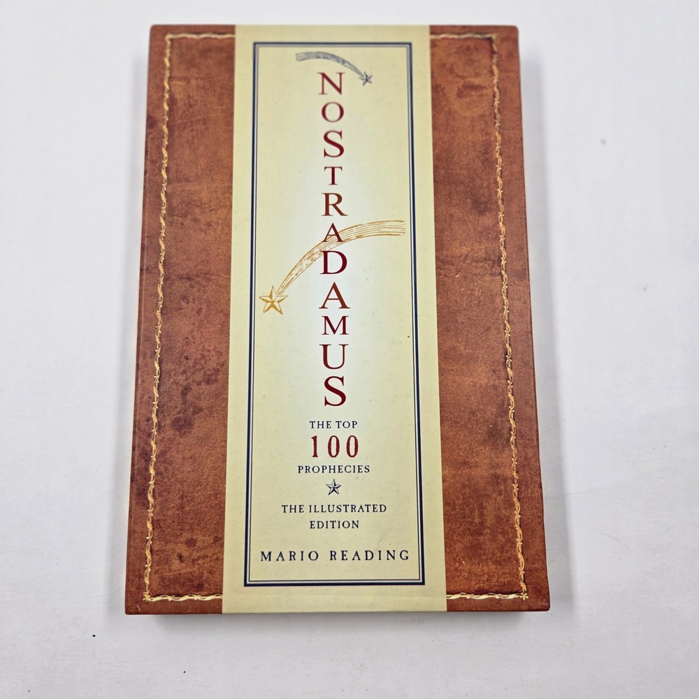 Nostradamus The Top 100 Prophecies Illustrated Edition Mario Reading Hardcover